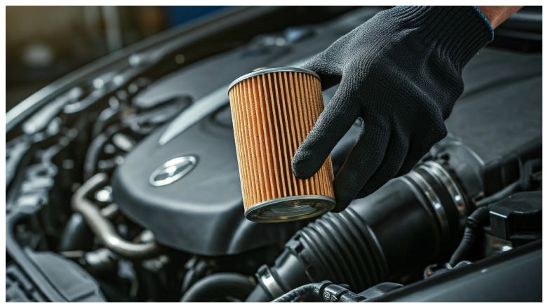 Filtro de aceite nuevo para Mercedes Benz