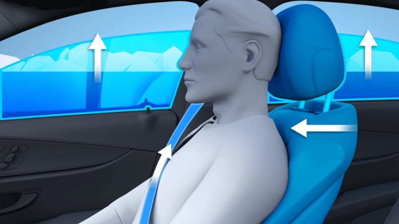 <p>Muestra del sistema PRE-SAFE de Mercedes-Benz en sus vehículos.</p>